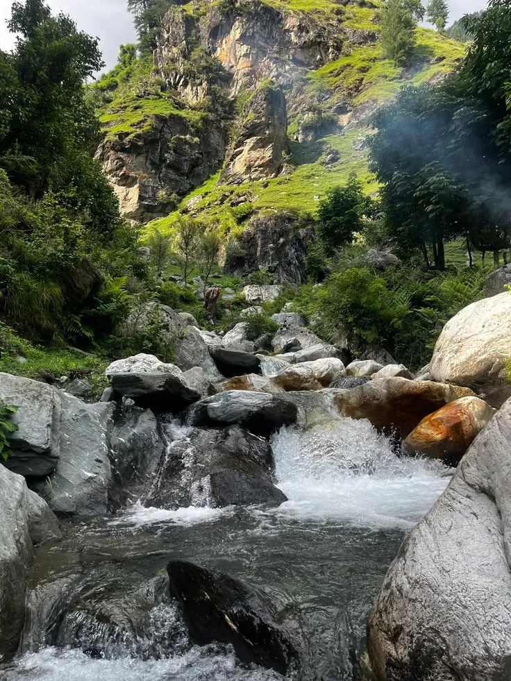 Glacial stream near Kheerganga